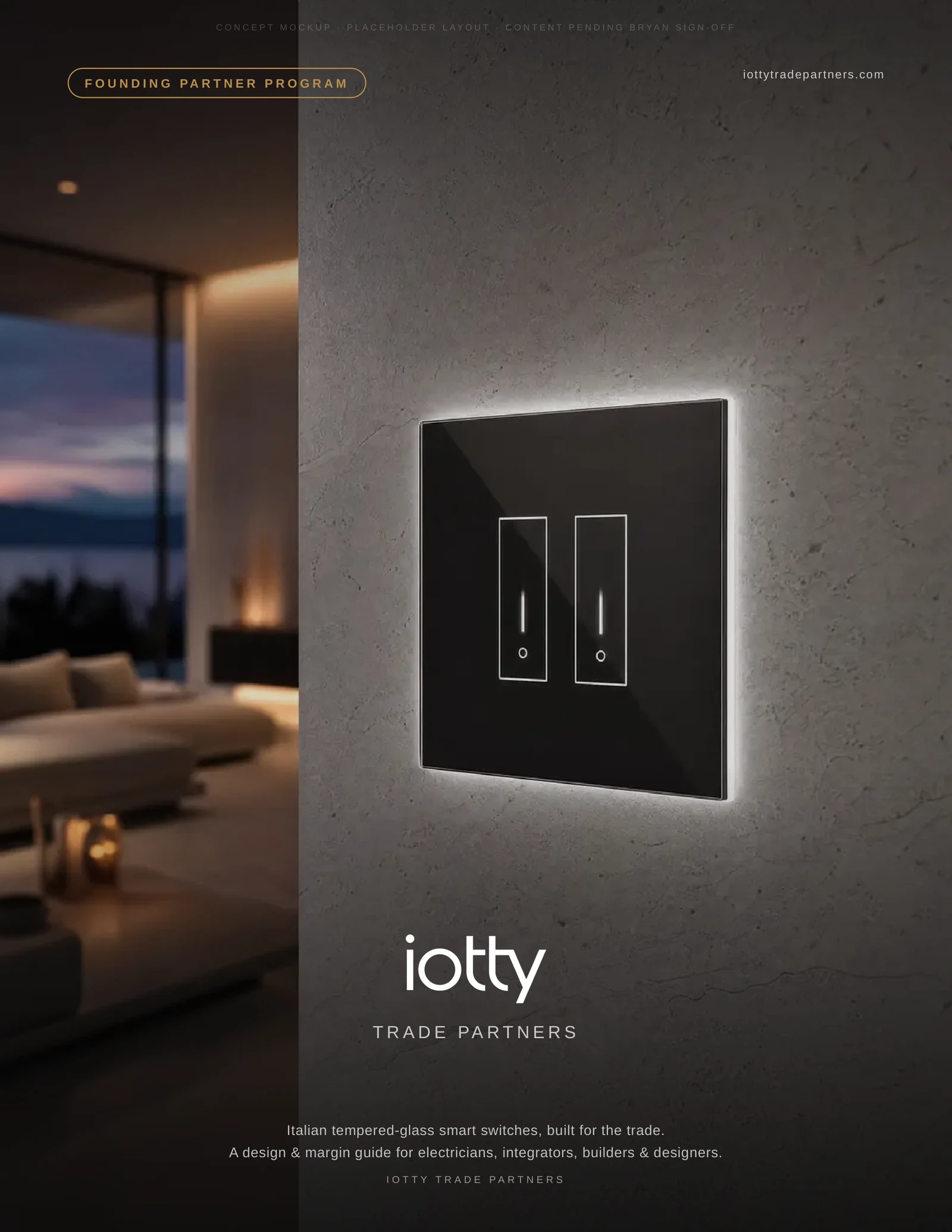 iotty Trade Partners founding partner program booklet cover
